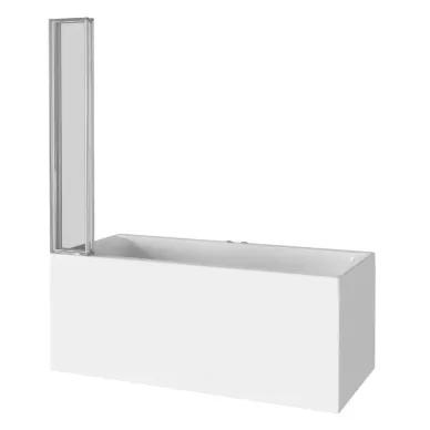 Шторка для ванной Good Door Screen GR5-120-C-CH (120x140) профиль хром/прозрачное стекло 1