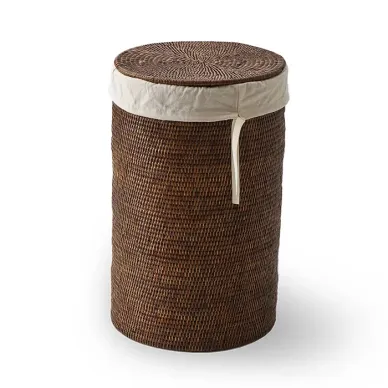 Decor Walther Basket  Корзина для белья, напольная, цвет: ротанг темный 0936592 0