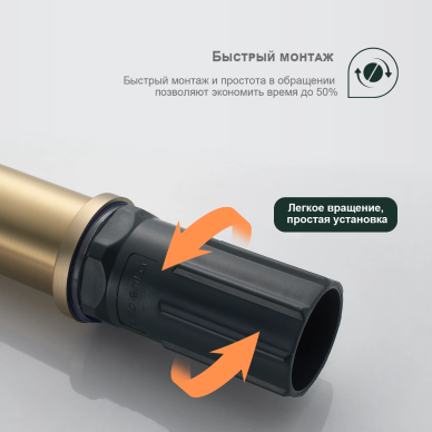 Смеситель для раковины Splenka S50 S50.10.03 золото 7
