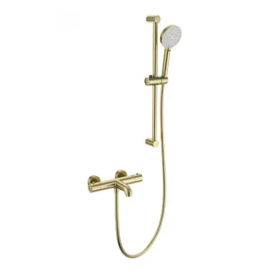 Смеситель для ванны Wonzon & Woghand WW-C2006-A-BG термостатический, брашированное золото 0