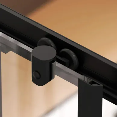 Душевой уголок Am.Pm Sense W76G-403-9090-BT 90х90, стекло прозрачное/профиль чёрный матовый 4