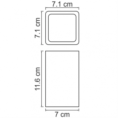 Стакан Wasserkraft Oder K-9600 (K-9628) белая 2