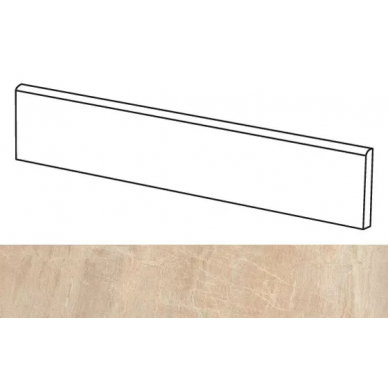 1043631 Anthology Battiscopa Beige Nat 8x42.5 0