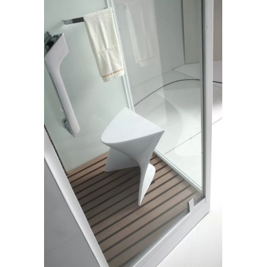 Душевая кабина Orans Diamond (SR-89102RS White) (150х100) правая 7