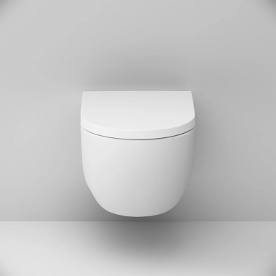 Унитаз подвесной AM.PM Like FlashClean (C801701SC) безободковый, с микролифтом 7