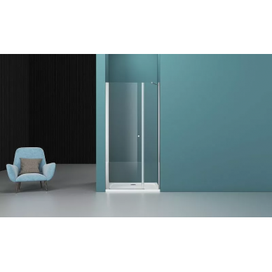 Душевая дверь BelBagno Etna 110 (ETNA-B-11-40+70-C-Cr) профиль хром/стекло прозрачное 8
