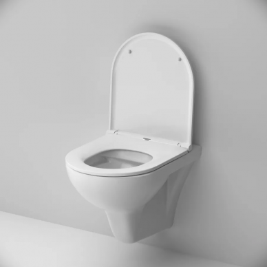 Инсталляция AM.PM ProC (IS70101.901700) с подвесным унитазом Gem FlashClean,  сиденьем м/лифт, с клавишей L белый глянцевый 7