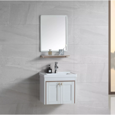 Тумба с раковиной River Amalia 505 BG (50.5 см) + зеркало (44x60 см) 0