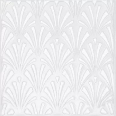 04-01-1-03-06-00-1906-0 Вставка Art Deco белый 150х150х7 0
