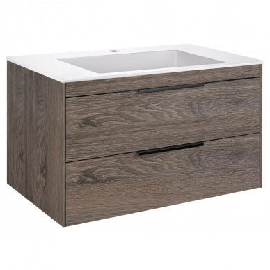 Тумба для ванной Vincea Chiara 2D 800 (VMC-2C2800RO) (80 см) (R.Oak) 5