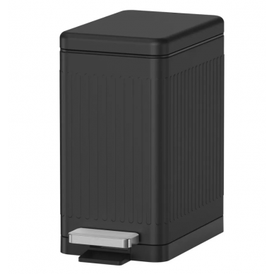 Ведро для мусора Welt Wasser Magy BL 15L, черное матовое 0