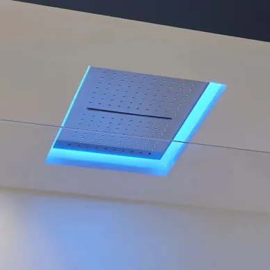 Antonio Lupi Душевая система Meteo XXL 100x75x11 см, с подсветкой LED, цвет: полированная сталь METEOXXL_BAL 8