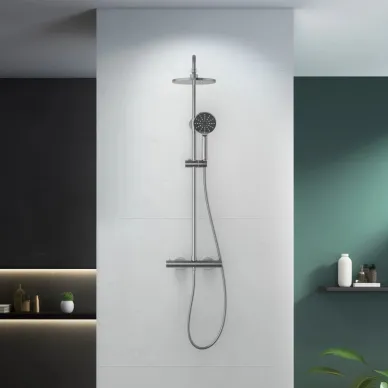 Душевая система Aquatek Европа AQ2343CR термостатическая, хром 2