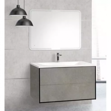 Тумба для ванной Cezares Premier-HPL 100 (archi cemento) 0