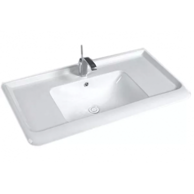 Раковина встраиваемая CeramaLux N (NYJ844-90) (90 см) 0