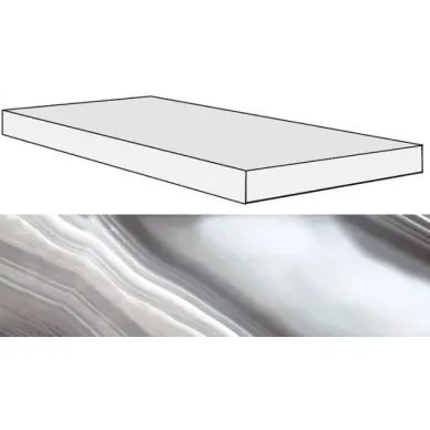 739943 ALABASTRI Zaffiro Ang.Gradino DX/SX 33x120x3 0