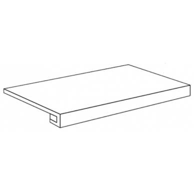 59953 Gradino Costa Retta Grey 33x80 0