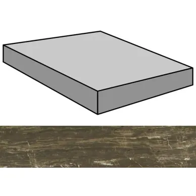 Nanoessence Brown Lappato Gradone Ang 89.46x89.46 0