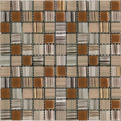 MSD-425 Стекло+Мрамор 25,8х25,8 300x300 0