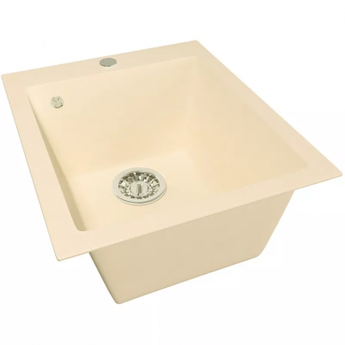 Мойка кухонная Mixline ML-GM14	(525098)	бежевый 5