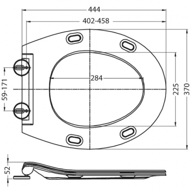 Крышка-сиденье BelBagno Prospero (BB1055SC) микролифт 3