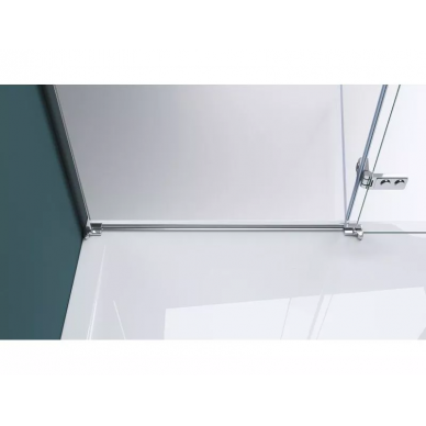 Душевая дверь BelBagno Kraft 80 (KRAFT-B-12-60/20-C-Cr-R) правая, профиль хром/стекло прозрачное 8