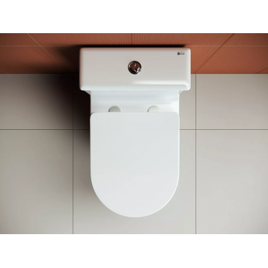Унитаз напольный Ceramicanova HighLight (CN1802) безободковый,  с бачком и сидением микролифт 7