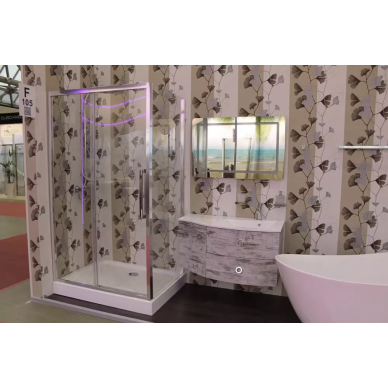 Душевой уголок BelBagno Lux soft (LUX-SOFT-W-AH-1-120/100-C-Cr-IV) 120х100 см, профиль хром/стекло прозрачное 5