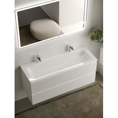 Тумба для ванной Sancos Snob R (SNR120W) (119.5 см) Bianco 10