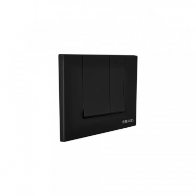 Инсталляция Berges Novum 525 + Floe Rimless + кнопка S5 (Soft Touch черная) в комплекте с унитазом (белый), безободковый, с сидением микролифт 6