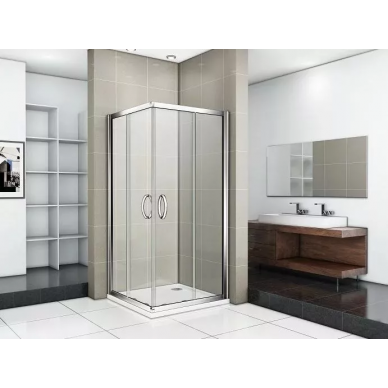 Душевой уголок Good Door Infinity CR-100-C-CH (100x100) профиль хром/стекло прозрачное 0