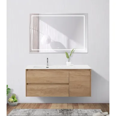 Зеркало BelBagno Kraft (SPC-KRAFT-1200-800-LED-TCH-WARM) с подсветкой, 80x120 см, сатин 7