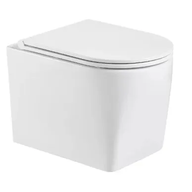 Инсталляция Welt Wasser Bamberg 545 + NESENBACH 004 GL-WT + Bamberg BL в комплекте с унитазом, безободковый, с сидением микролифт 2