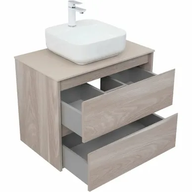 Тумба для ванной Aquanet Nova Lite 287885 75 см, орех светлый 5
