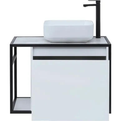 Тумба для ванной Aquanet Nova Lite Loft 261649 правая, 75 см, белый глянец 9