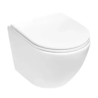 Инсталляция Welt Wasser BAMBERG 545 + MERZBACH 043 MT-WT + BAMBERG WT в комплекте с унитазом, безободковый, с сидением микролифт 1