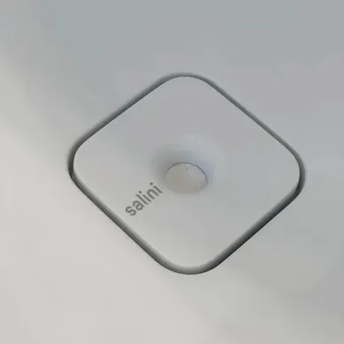 Salini Perla Ванна отдельностоящая 170x80см, материал S-Sense, цвет: белый матовый 1049201M 5