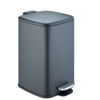 Ведро для мусора Welt Wasser Berg BL 12L, черное матовое 0