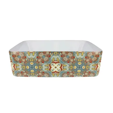 Раковина накладная Bronze de Luxe Cozy 1237V разноцветная 4