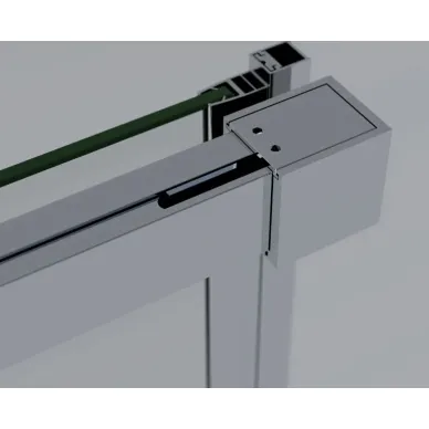 Душевой уголок Vincea Soft 2 VSR-3SO28012CL 120x80х200 см, профиль хром/стекло прозрачное 4