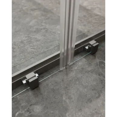 Душевой уголок Cezares Molveno MOLVENO-AH-2/1-170/90-C-GM-IV 170х90 профиль оружейная сталь/стекло прозрачное 4