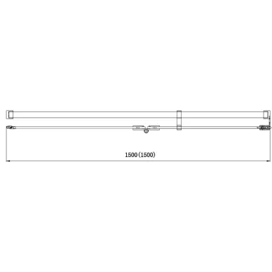 Душевая дверь Aquanet Beta NWD6221 150 R (правая) 8