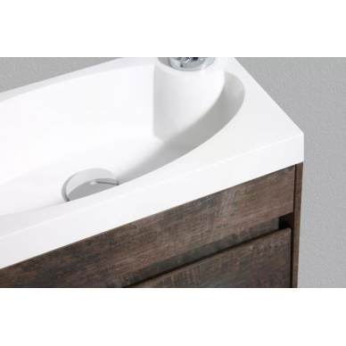 Тумба для раковины BelBagno Pietra Mini (PIETRA MINI-460-1A-SO-PT-L) левосторонняя (45.4x25.7) Stone 1