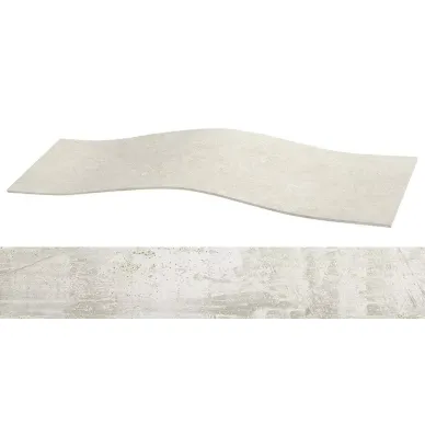 Cast Iron White Natural Curve-30 29.67x118.8 0