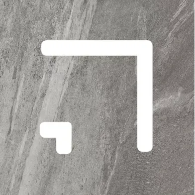 Materia Grey Solid 2cm rej ang 25x25 0