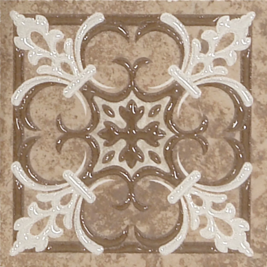 Вставка Soul dark brown border PG 01 10.7х10.7 0