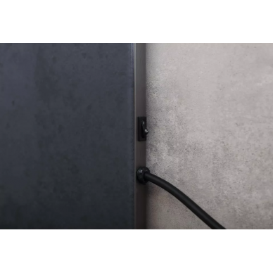 Полотенцесушитель электрический Black & White (N-388GM) темно-серый мрамор 5