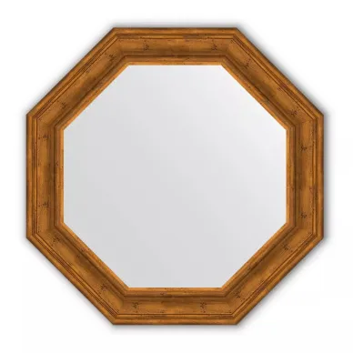 Зеркало Evoform Octagon (BY 3824) в багетной раме, травлёная бронза (69,2х69,2 см) 0