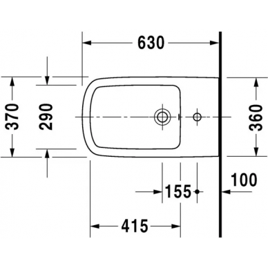 Биде напольное Duravit DuraStyle (2283100000) 1