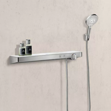 Термостат для душа Hansgrohe ShowerTablet (13184400) 700 мм, белый/хром 3